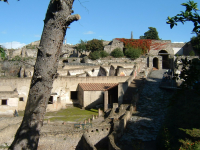 Some of the ruins at Pompeii